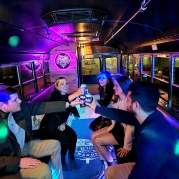 Whiskey Wagon Party Bus customer event